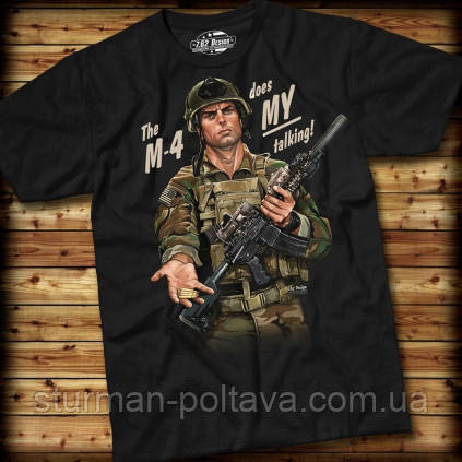 Футболка 7.62 Design 'The M-4 Does My Talking'