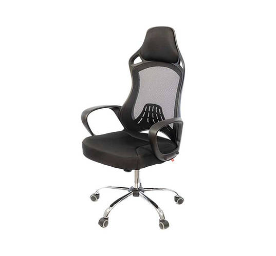 Купить Кресло АКЛАС Дорос Черное Офисное Кресло компьютерное Кресло для ...