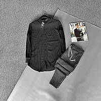 Мужской комплект рубашка + брюки TOP | Костюм мужской рубашка + брюки ЛЮКС качества