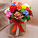 Букет квітів із мила ручної роботи  в тубусі, фото 5