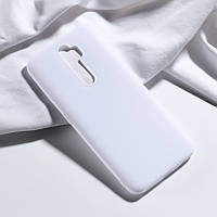 Чохол Soft Touch для Oppo A5 2020 силікон бампер прозорий білий