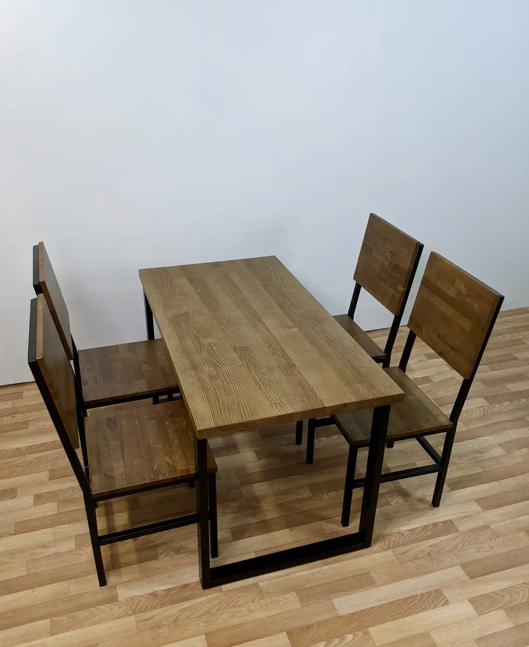 Комплект стіл "Серія 10" 120х70 см та чотири стільці