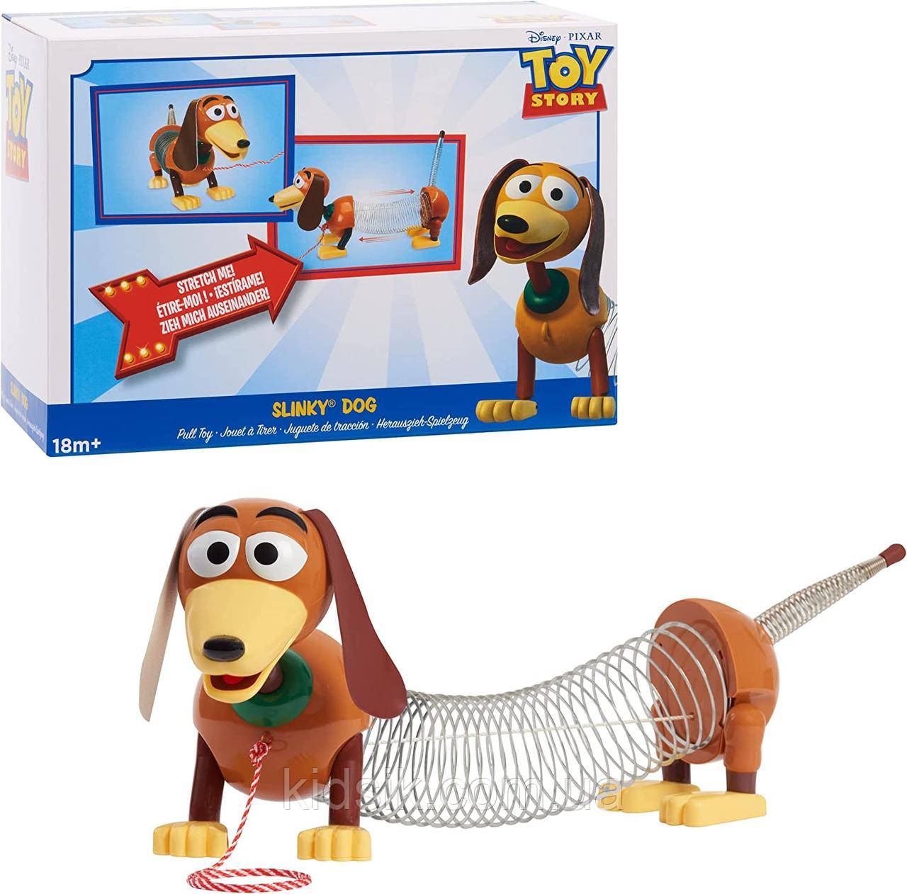Іграшка собачка Спіралька Історія іграшок, Slinky Dog Toy Story Just Play