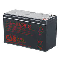DR Аккумуляторная батарея CSB GP1272F2, 12V 7,2Ah (25W) (151х65х100мм) 1.9кг Q10/420