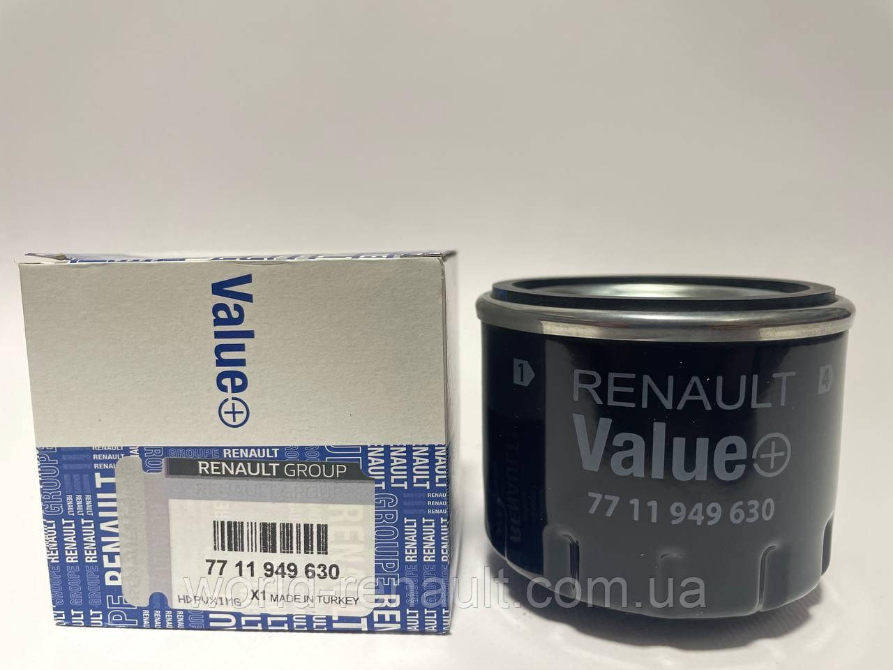 Value+ (Renault) 7711949630 — Оливний фільтр на Рено Лоджі, Дачіа Лоджі 1.5dci