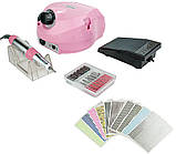 Фрезер для манікюру Nail Master ZS 601 65Вт 45000об\х манікюрний фрейзер з гарантією машинка для нігтів DM 202, фото 2