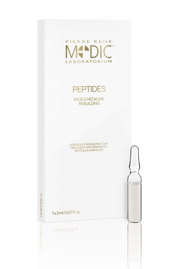 Пептидний комплекс по догляду за шкірою в ампулах Pierre Rene Medic Laboratorium Peptides treatment