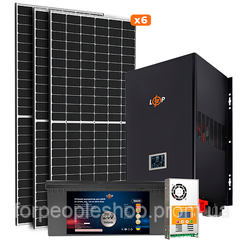 Купить Солнечная электростанция (СЭС) 2.5kW АКБ 3.3kWh (литий) 140 Ah ...