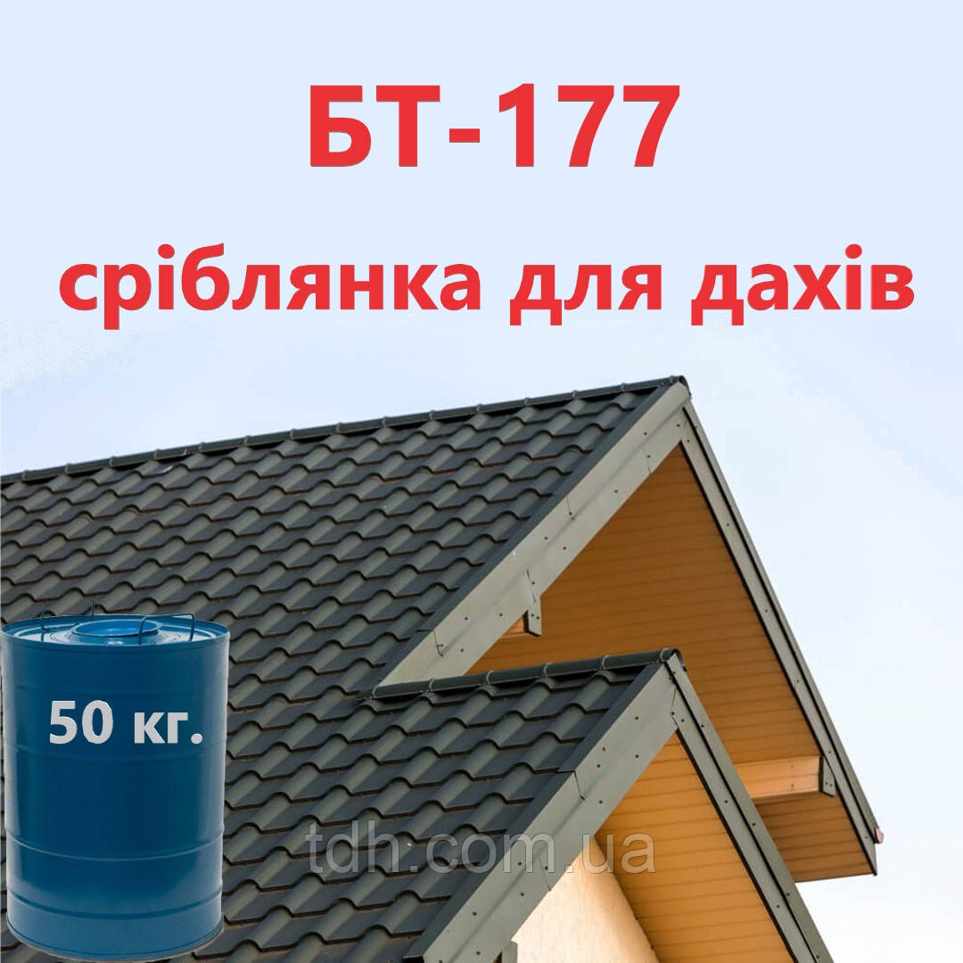 Емаль БТ-177 сріблянка для металоконструкцій