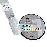 Гель для нарощування SAGA Builder Gel Magic №01, 15мл, фото 2