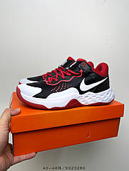 Eur40-46 Nike Fly.By Mid 3 BLACK/WHITE/GYM RED чоловічі баскетбольні кросівки