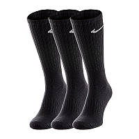 Тренувальні шкарпетки Nike Value Cotton Crew чорні (3пары) SX4508-001 (оригінал)