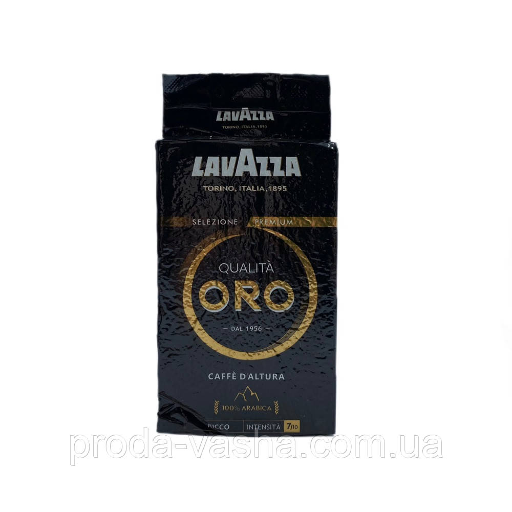 Кава мелена Lavazza Qualita Oro Dark 250 г 100% Арабіка, фото 1