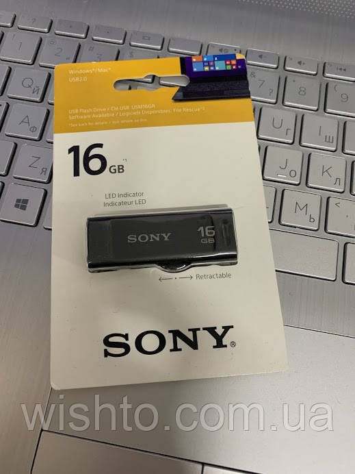 Флешка USB Flash Drive Sony 16Gb USB 2.0 LED Indicator