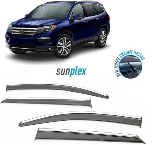 Дефлектор на вікна SUNPLEX (вітровики) HONDA CR-V 2012-2018 CHR-07