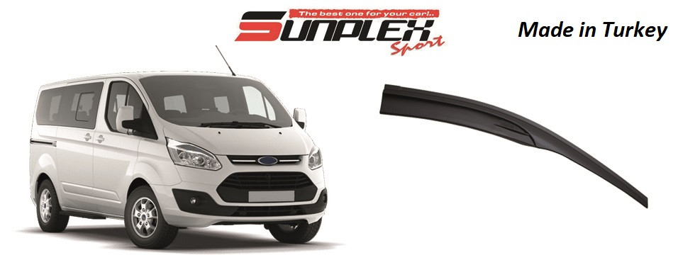 Дефлектор на вікна SUNPLEX (вітровики) FORD TRANSIT CUSTOM 2014-2016 SP-S-57