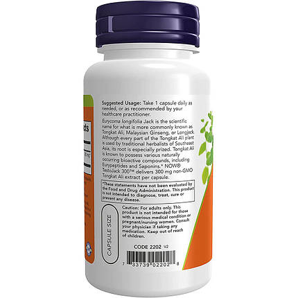 Тестостероновий комплекс NOW Foods TestoJack 300 60 Caps, фото 3