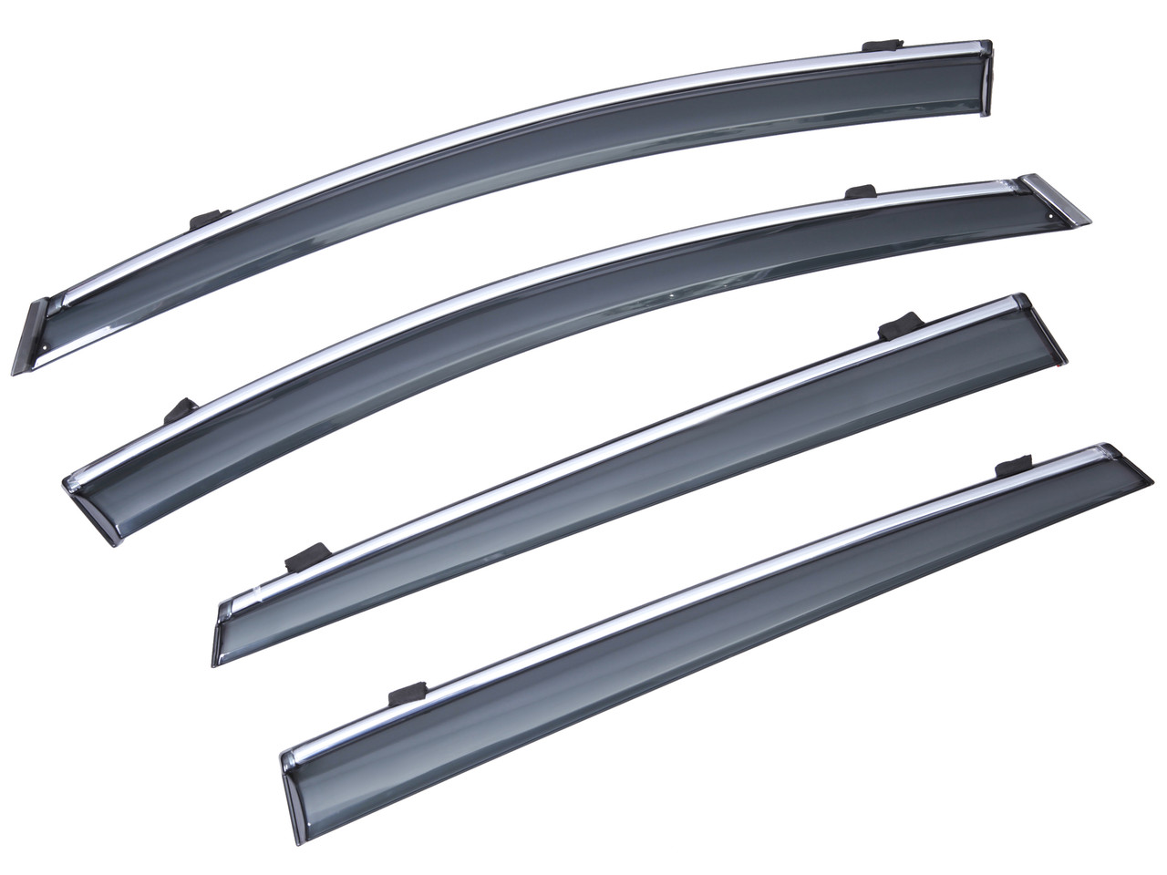 Дефлектори вікон (вітровики) SUN VISORS з хромом MITSUBISHI GRANDIS 2005-2011