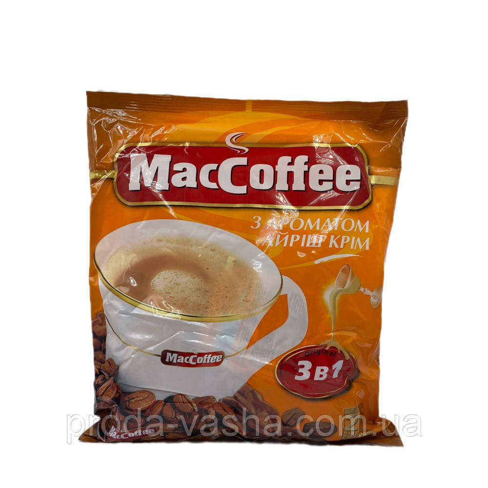 Кавовий напій MacCoffee 3 в 1 Айріш крім (20 шт. в пачці)