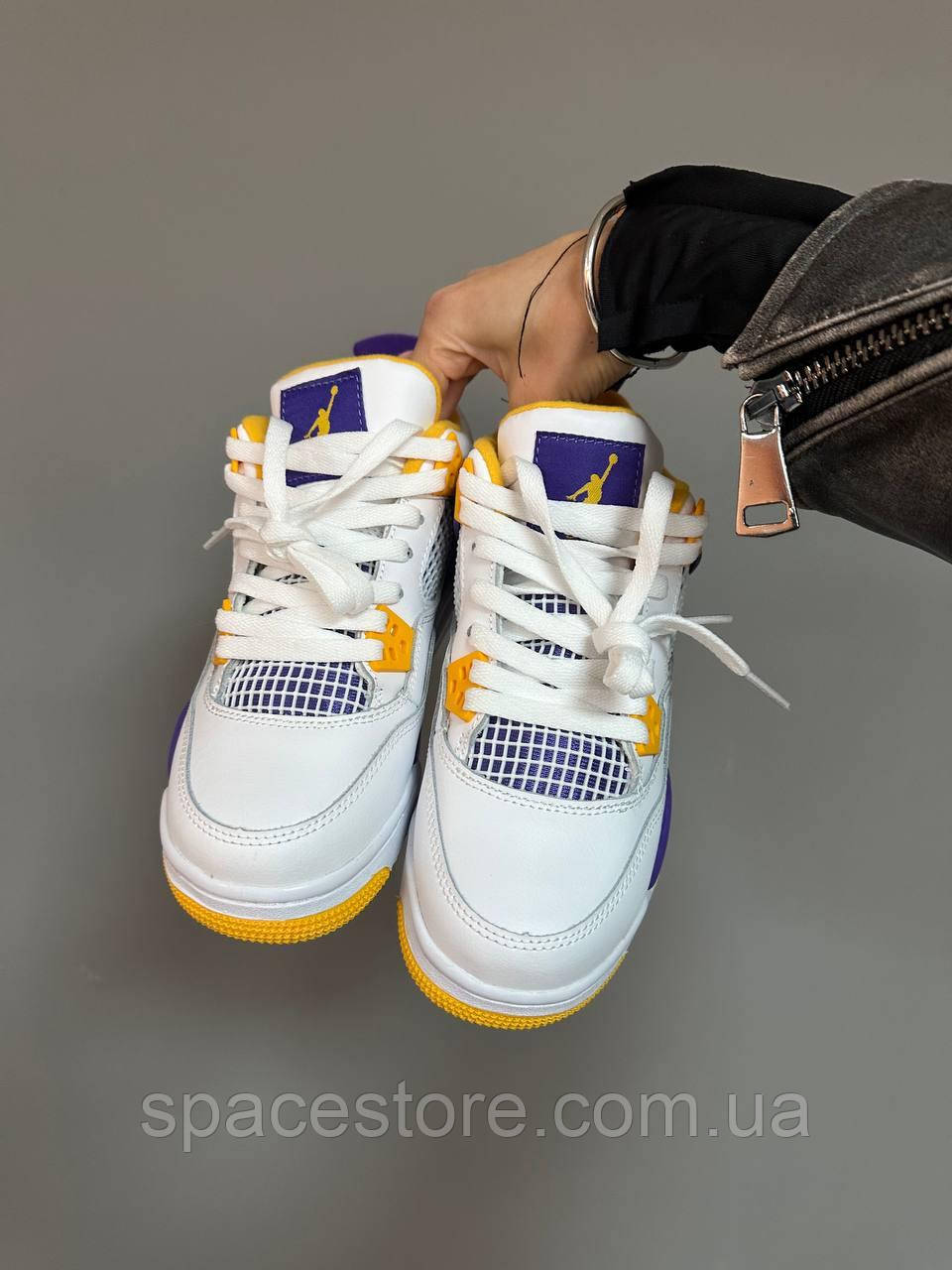 NIKE AIR JORDAN RETRO 4 LAKERS ID 1788642801