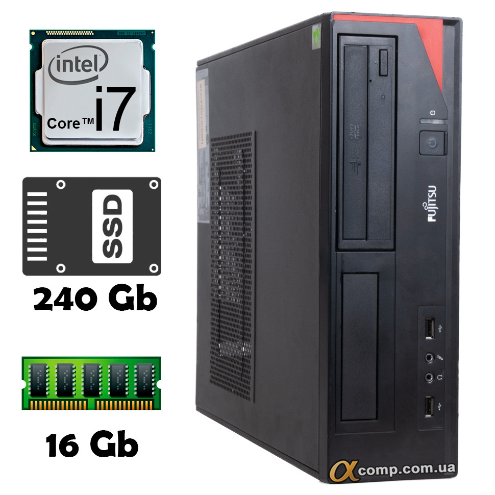 Fujitsu ESPRIMO E410 (i7 2600 • 16Gb • ssd 240Gb) dt