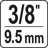 Клуп Трубний 3/8" YATO (YT-2917), фото 2