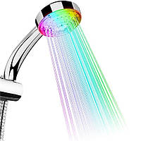 LED насадка для душу LED SHOWER NJ-181 / Душова лійка світлодіодна / Масажна лійка для душу з підсвічуванням