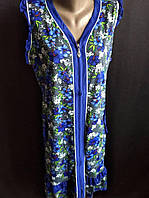 Літній халат без рукава