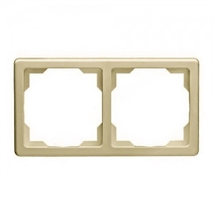 Рамка 2 посту ABB Swing Шампань металік (3901J-A00020 33)
