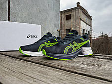 Чоловічі кросівки Asics Gel-Quantum Grey Limme сіре з салатовим, фото 3