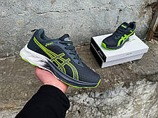 Чоловічі кросівки Asics Gel-Quantum Grey Limme сіре з салатовим, фото 4