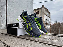 Чоловічі кросівки Asics Gel-Quantum Grey Limme сіре з салатовим, фото 5
