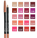 Карандаш для губ водостойкий Flormar Waterpoof Lipliner № 228 Saturated Pink (Насыщенный розовый), фото 5