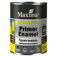 Ґрунт емаль Maxima швидковисихаюча темно-коричнева 2,5 кг