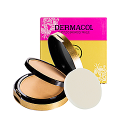 Пудра для обличчя Dermacol Foundation Studio Fix 2 in1 № 3 Бежевий/карамельний