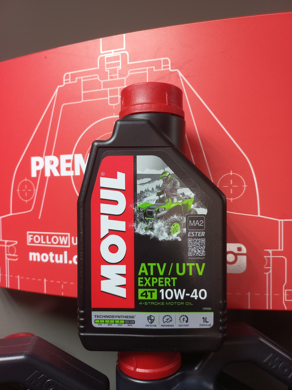 Олива для 4-х тактних двигунів MOTUL / ATV-UTV Expert 4T 10W40 / 1 л