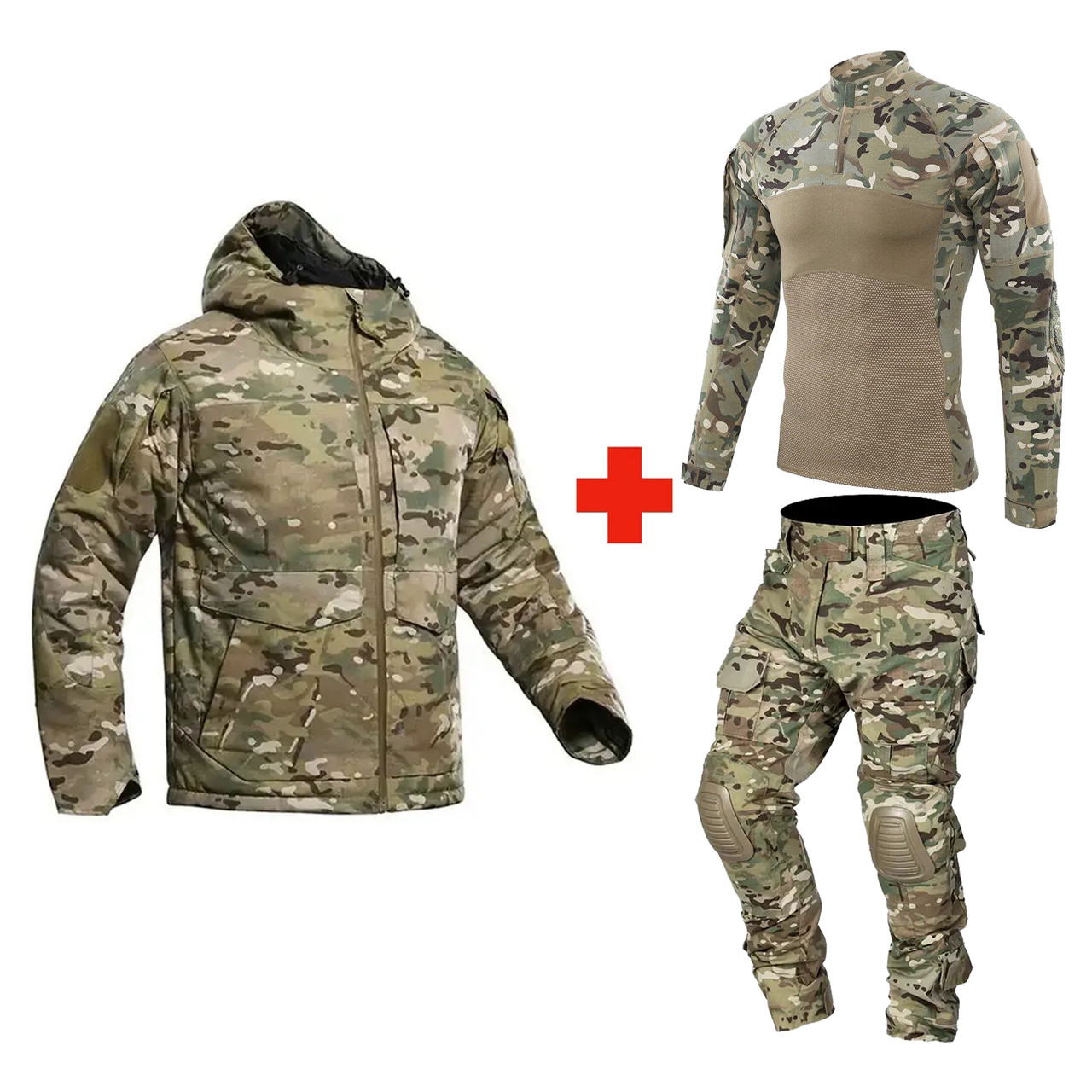 Тактический Костюм 3 в 1 Dragon G2 Multicam М Куртка и Штаны и Убакс ...