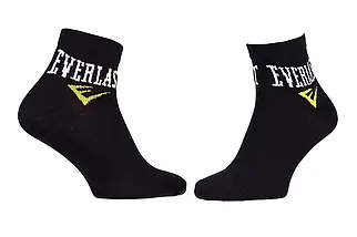 Шкарпетки Everlast Quarter Socks 3-pack, чорні (оригінал)