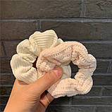 Шпилька гумка для волосся Furry Elastic м'яка, еластична, пухнаста (набір колекція 7 шт.), фото 6