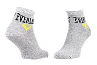 Носки Everlast Quarter Socks 3-pack, серые (оригинал)