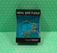 Крутиголов Металева головоломка Kaisiqi METAL WIRE PUZZLE 8 видів, в коробці