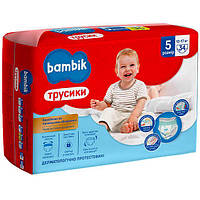 Подгузники трусики для детей Bambik 5 12-17 кг 34 шт