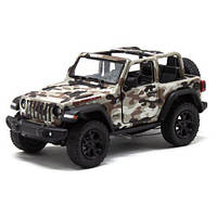 Машинка KINSMART "Jeep Wrangler camo edition" (коричневый)