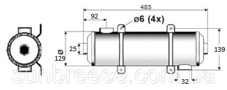 Теплообменник Maxi-flo 60 кВт трубчатый AISI 316L, MF200 11366 - фото 5 - id-p732083898