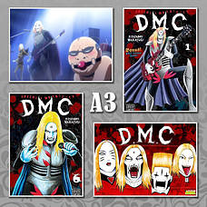 Плакати A3 Аніме Detroit Metal City