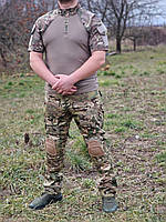Костюм тактичний: Убакс + штани з наколінниками ріп стоп, літний тактичний костюм мультикам