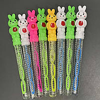 Іграшка дитяча "Мильні бульбашки. Зайчик", 25 см, мікс, Мыльные пузыри ЛТ, фото 2