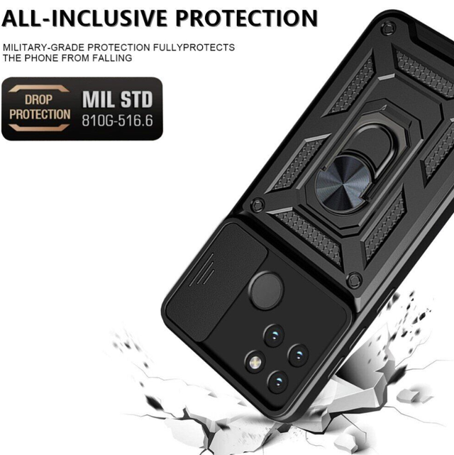 Ударопрочный чехол Camshield Serge Ring for Magnet для Realme C21Y/C25Y