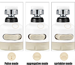 Економець Води Water Saver NEW 360 Градусів Аератор на Кран Гнучкий Шланг BR000123, фото 3