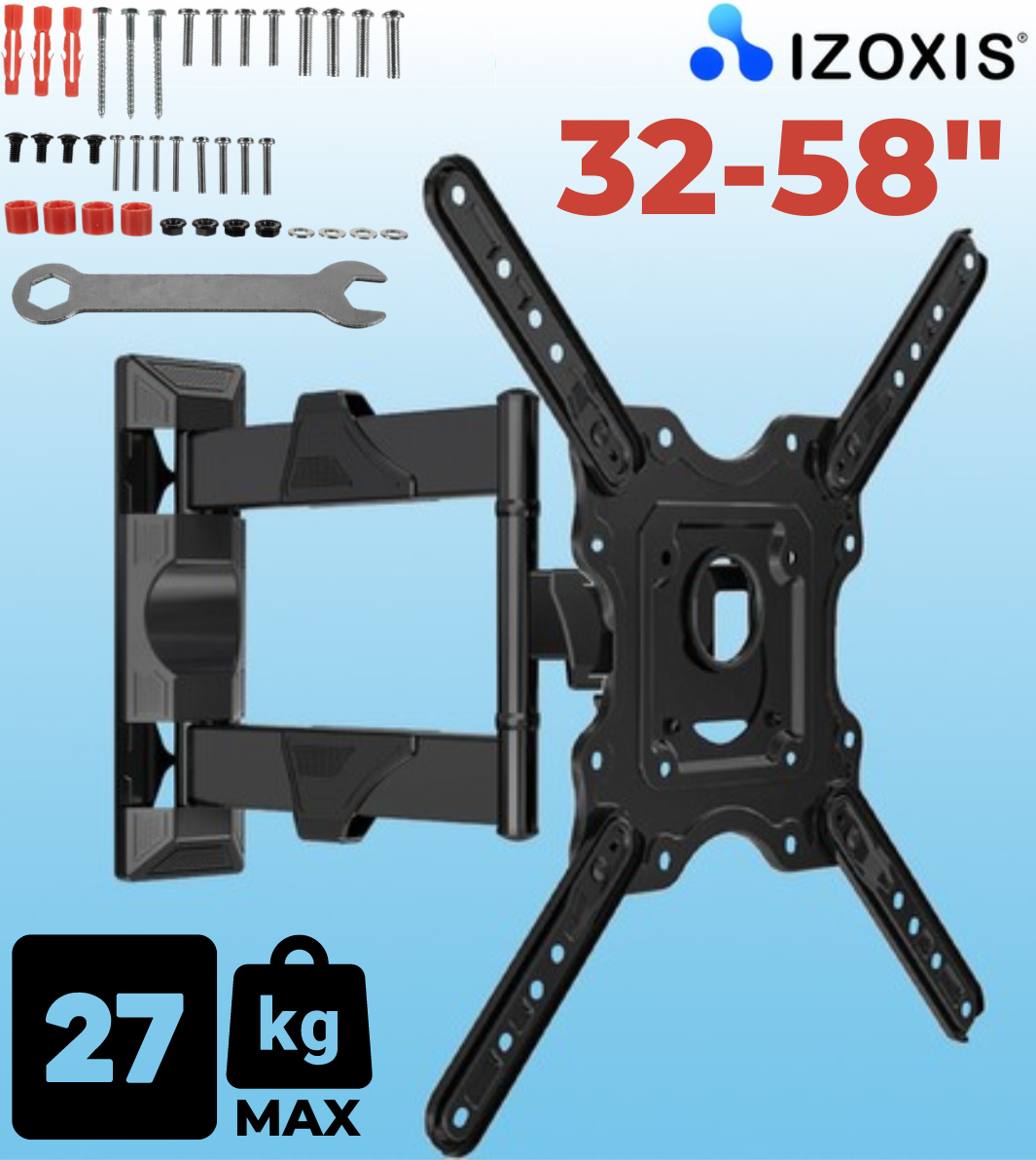 Кронштейн для телевизора 32-58'' с поворотом Крепление для плазмы на ...